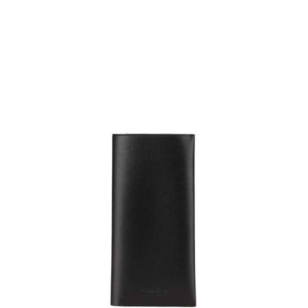 Calvin Klein Leather Long Wallet Black